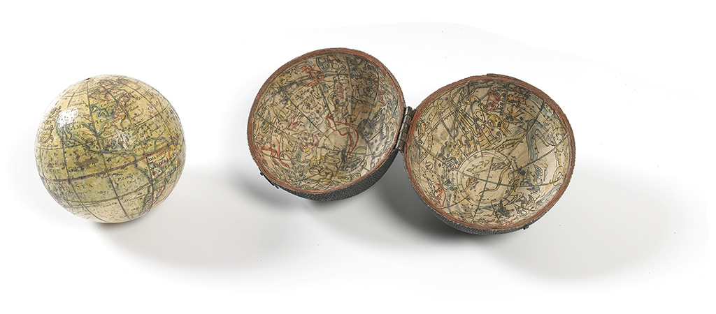 (GLOBE.) Cushee, Richard. A New Globe of the Earth.